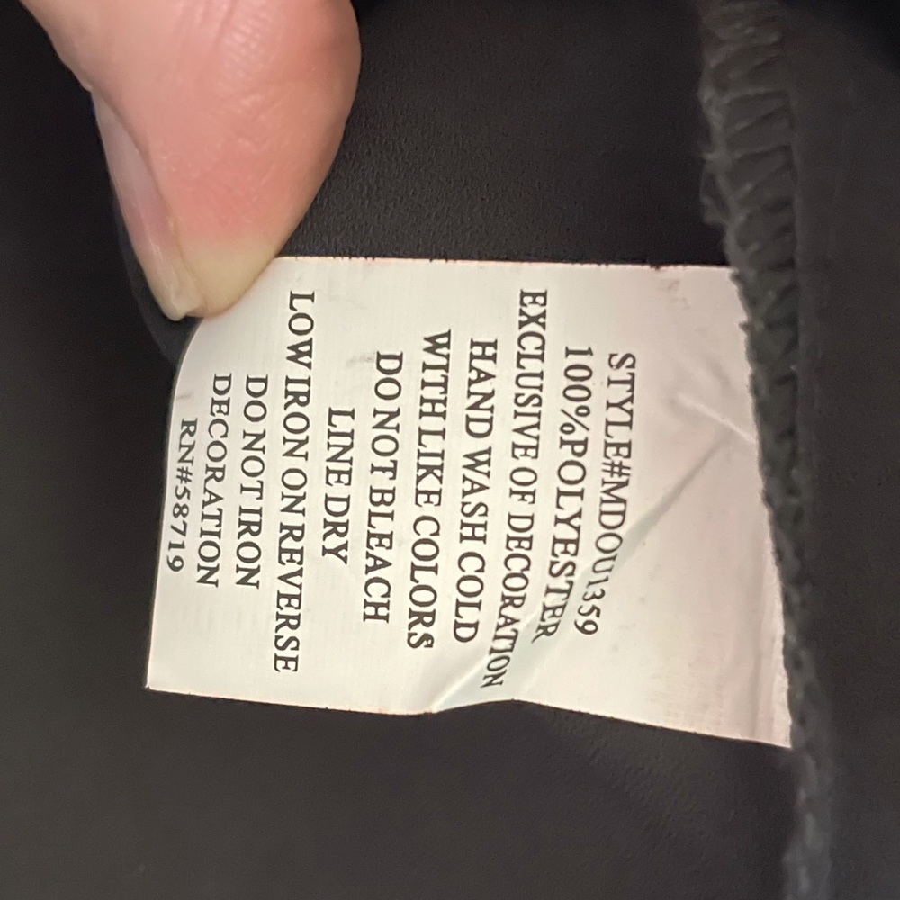 Notations black blouse - Picture 5 of 5